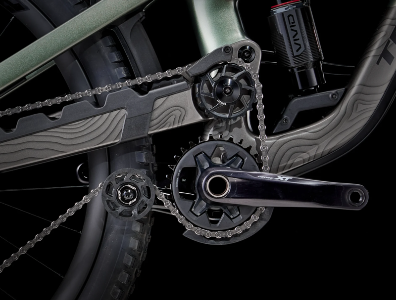 Trek Slash 9.8 XT Gen 6 Full Suspension Mountain Bike 2024 in Lichen Green-3